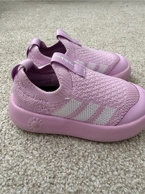adidas Kids Purple Slip-On Sneakers